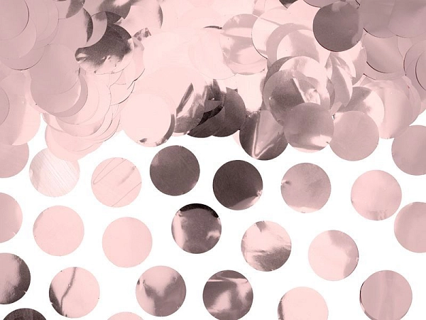 Konfety na stůl růžovo zlaté - rose gold 15g