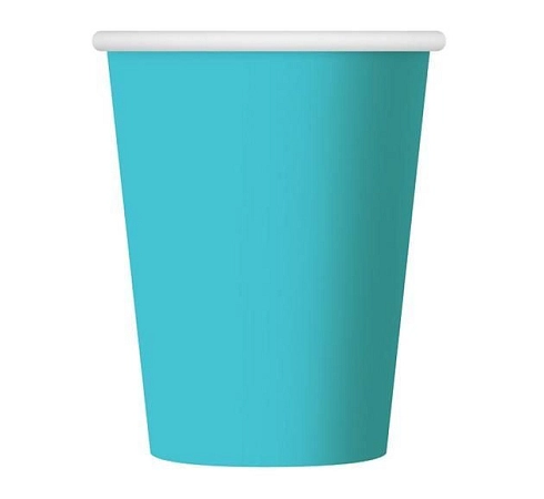 Kelímky světle modré 250 ml - 6 ks