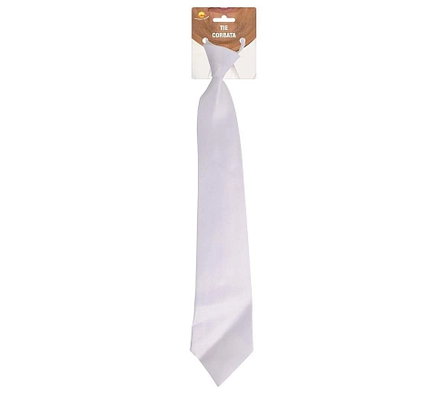 Bílá kravata - mafie - gangster - Rozlučka se svobodou - 45 cm