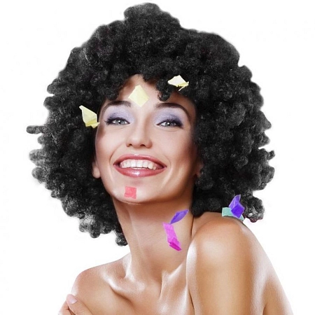 Paruka AFRO černá