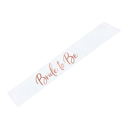 Šerpa Bride to be - Budoucí Nevěsta, bílá - Rozlučka se svobodou - 75 cm