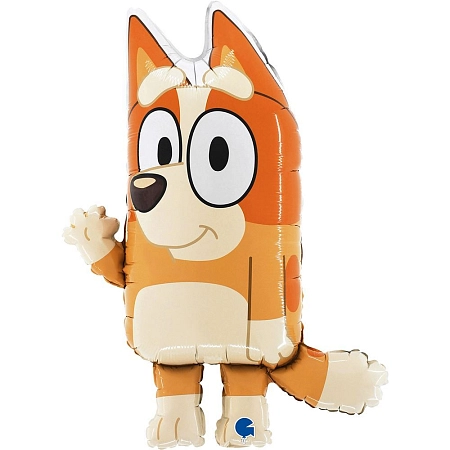 Fóliový balónek  Bluey - Bingo - pes - pejsek - 79 cm
