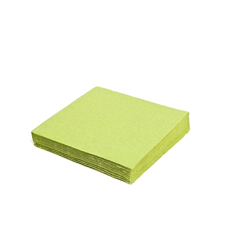 Ubrousky 33x33 cm žluto zelené - 20 ks - třívrstvé PARTY