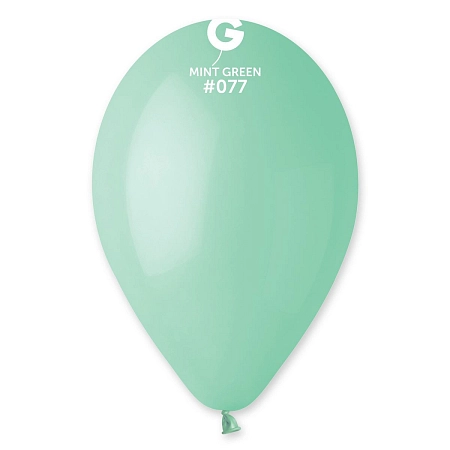 Balónky 100 ks ZELENÁ MÁTOVÁ - MINT pastelová - 26 cm