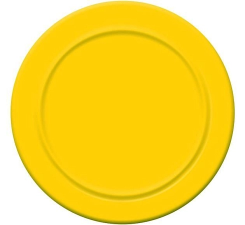 Talíře žluté 18 cm - 6 ks