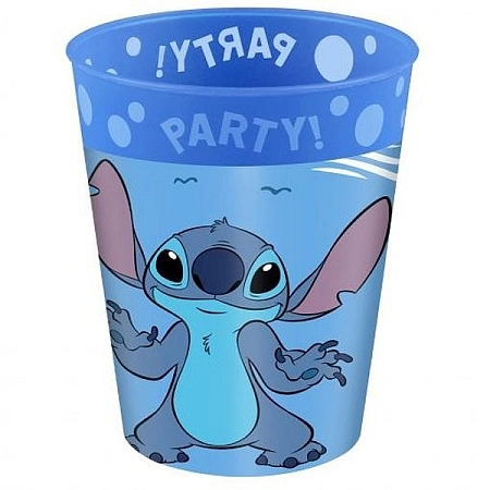 Plastové kelímky Stitch a Angel - 250 ml - 4 ks