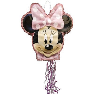 Piňata Myška Minnie - 51 x 46 x 7,5 cm - tahací