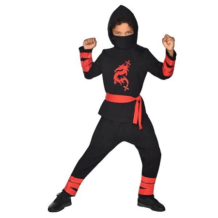 Dětský kostým NINJA - bojovník - vel.10-12 let