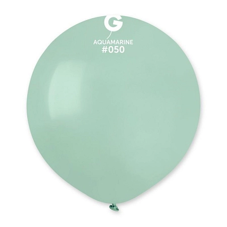 Balónek latexový 48 cm Azurový - aquamarine - 1 ks