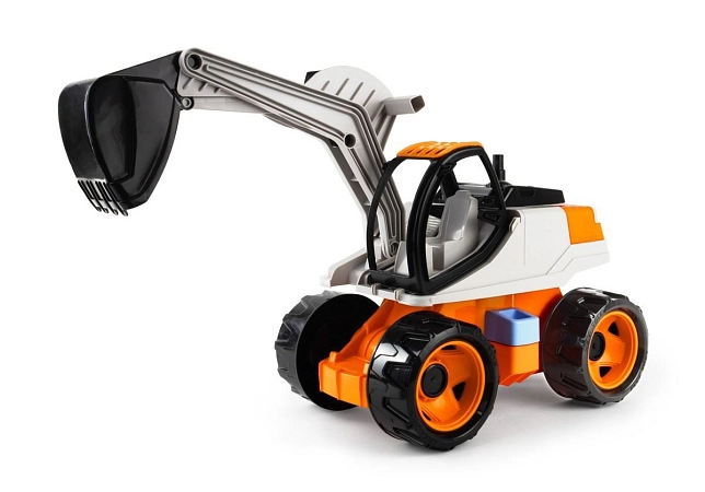 GIGA TRUCKS bagr oranžovo-šedý okr.k