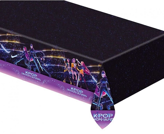 Plastový ubrus K-POP DEMON HUNTERS - Lovci démonů - 120 x 180cm