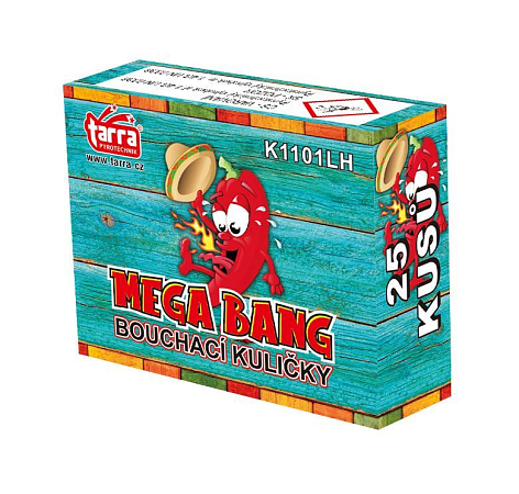 BOUCHACÍ KULIČKY MEGA BANG - 25 ks  4/40/25
