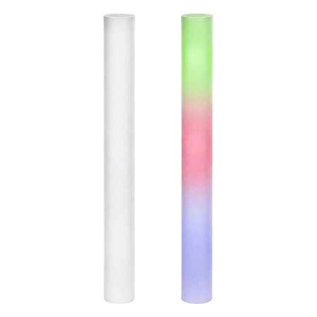 Párty LED pěnová tyč se světlem - barevná - rainbow - duha - 48 cm - 1 ks