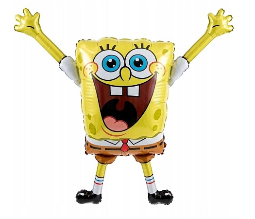 Balónek fóliový SPONGEBOB v kalhotách - 60 cm