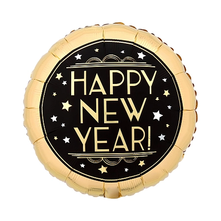 Fóliový balón Happy New Year - Silvestr - 45 cm