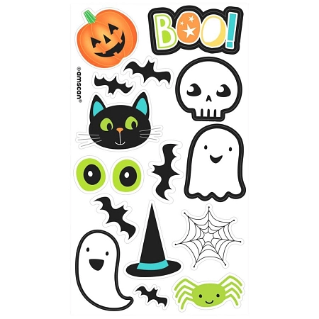 Dočasné tetování dětské - čarodějnice - Halloween - 15 ks
