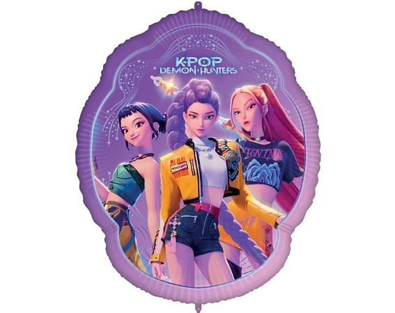 Balónek fóliový K-POP DEMONS HUNTERS - Lovci démonů - 73 cm