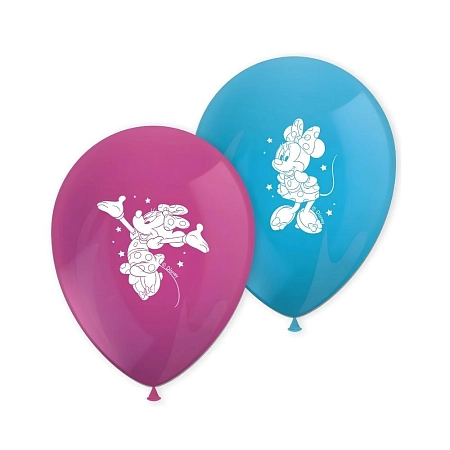 Latexové balónky Myška Minnie - 26 cm - 8 ks