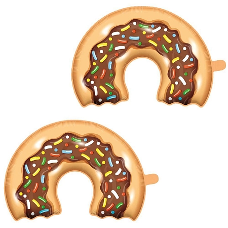 Balónek fóliový Donut - 56 cm - 2ks