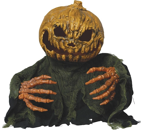 Dekorace dýně - pohyblivá se zvukem a světlem - Halloween
