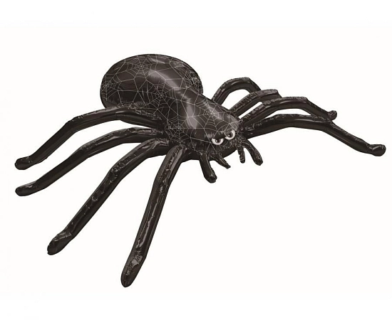 Balón fóliový obří černý pavouk XXL - Halloween -  196 x 156 x 46 cm