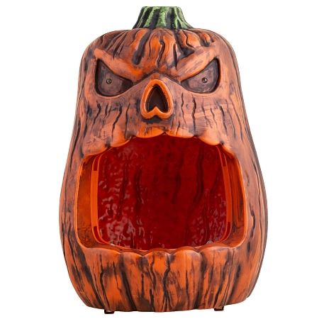 Dekorace dýně na sladkosti se světlem a zvukem - Halloween - 33 cm