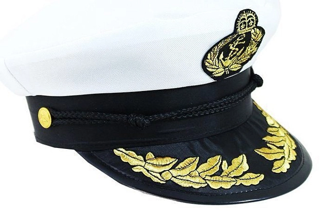 Čepice námořník kapitán dětská