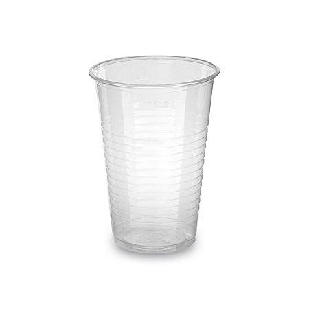 Průhledné kelímky - 300 ml - 100 ks