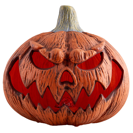 Dekorace dýně se světlem a zvukem - pumpkin - 44 cm - Halloween