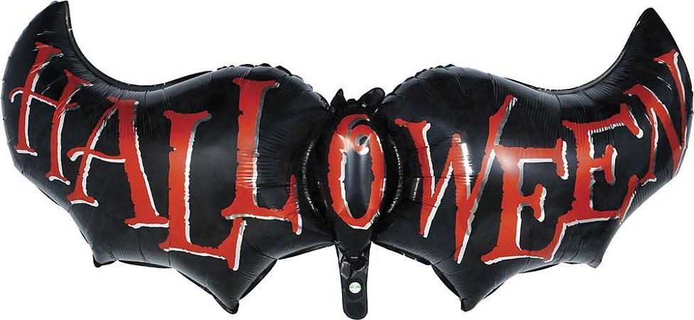 Balón fóliový Halloween Netopýr - 100 cm