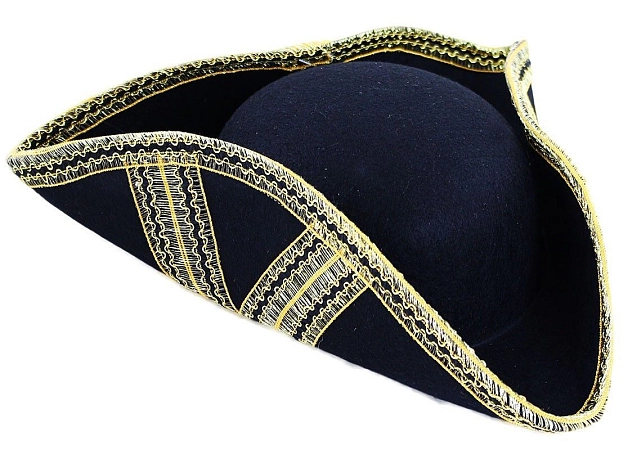 Klobouk pirátský černý - dospělý