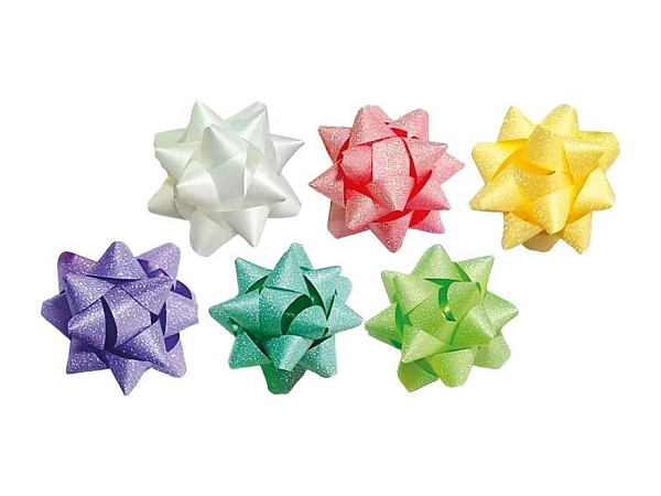 Rozetka glitr soft - mix - 1,5 x 7 cm - 1 ks