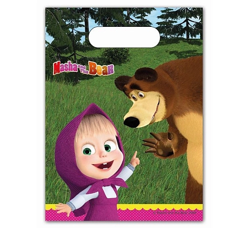 Tašky MÁŠA A MEDVĚD - 6 ks