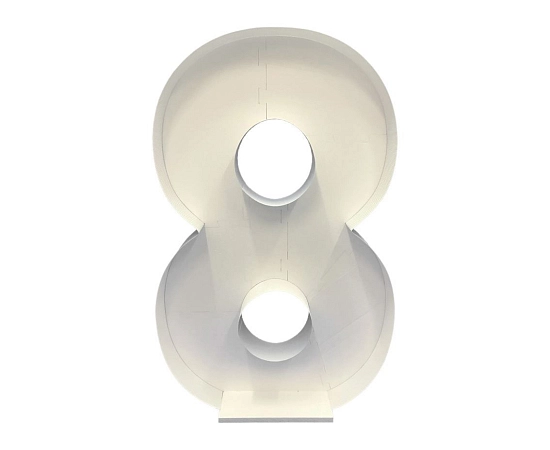 Konstrukce na balonky  – číslice 8