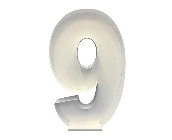 Konstrukce na balonky – číslice 9