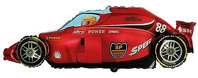 Balón foliový 60 cm Formule Červená