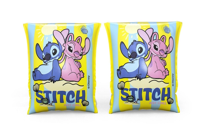 Nafukovací rukávky Stitch a Angel - 23 x 15 cm