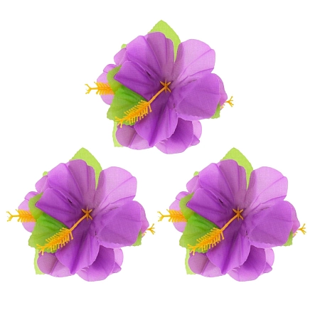 Sponka do vlasů havajská, HAWAII - fialová - 3 ks