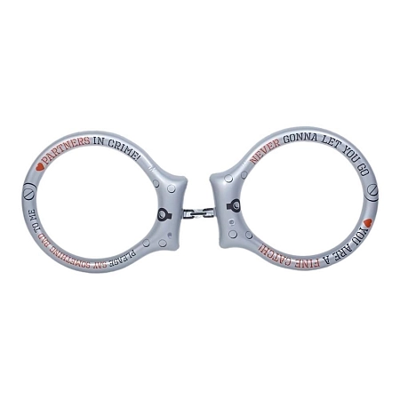 Nafukovací želízka - policie - pouta - svatba -130 x 55cm