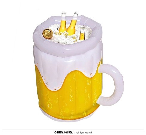 Nafukovací pivo - pivní korbel na nápoje - Oktoberfest - 45x30 cm