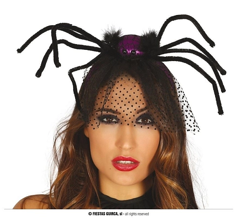 ČELENKA S PAVOUKEM - Halloween