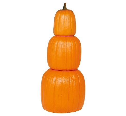 Dekorace dýňový sněhulák - dýně - pumpkin - Halloween - 60 cm