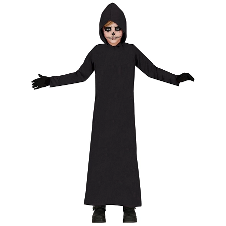 Dětská černá tunika - plášť - Halloween - vel. 5-6 let