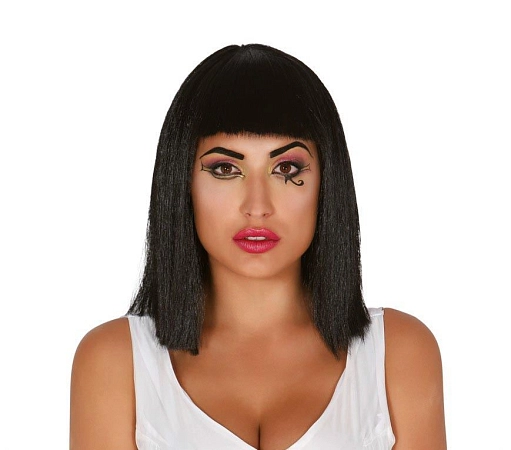 Paruka černá dlouhá Kleopatra - Egypt