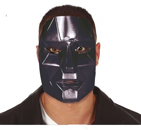 Plastová maska  - Squid Game Maska dozorců - Hra na oliheň