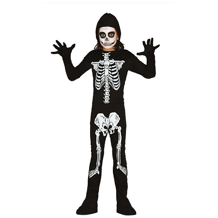 Dětský kostým Kostlivec vel.3-4 roky - Halloween