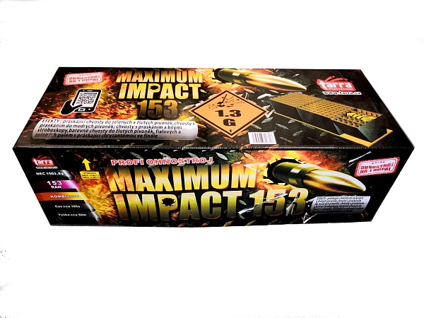 PROFI SLOŽENÝ OHŇOSTROJ MAXIMUM IMPACT 153 RAN 1/1