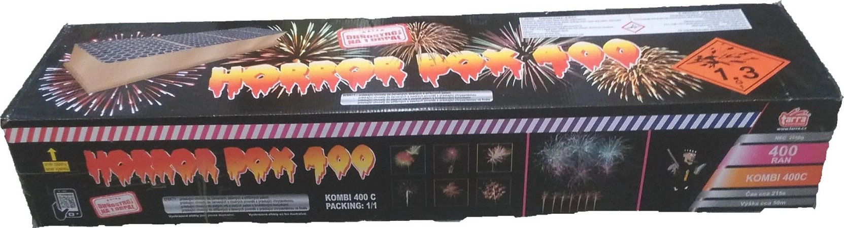 PROFI SLOŽENÝ OHŇOSTROJ HORROR BOX 400 RAN 1/1