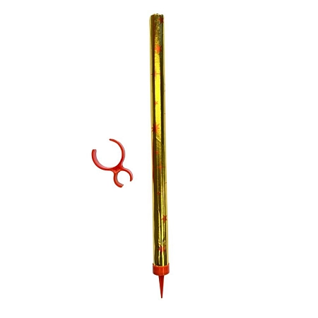 PÁRTY FONTÁNA na dort  25cm + držák na láhev - 1 ks - zlatá 4/100/1