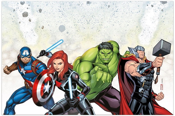 Plastový ubrus AVENGERS - 120 x 180 cm
